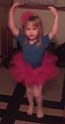 Shannon dances in her tutu